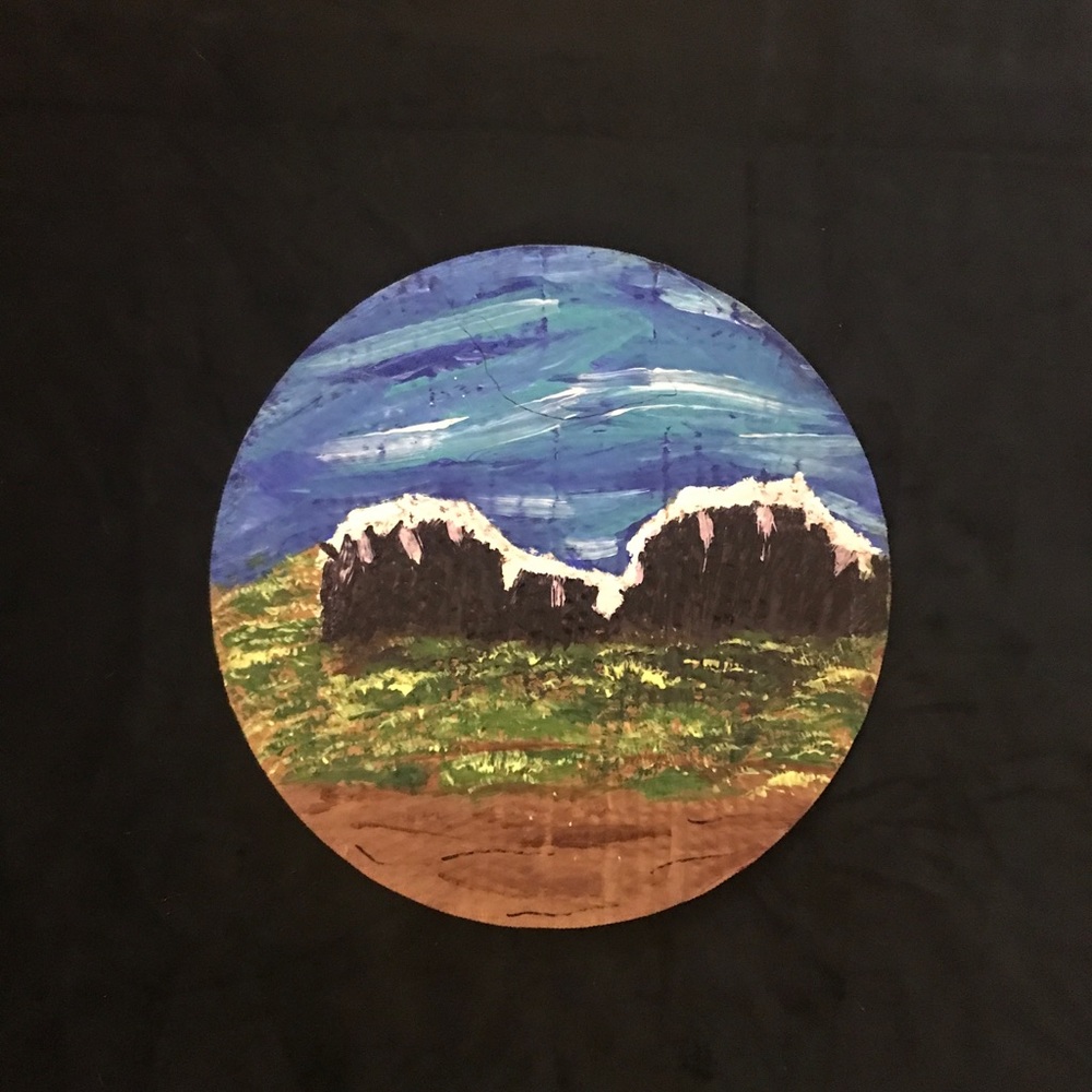 Colorful Hand Design & Hand Painted Plate - Picture 7 of 16